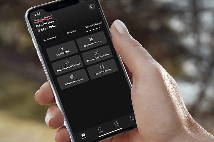 MyGMC App para controlar tu GMC Acadia 2026