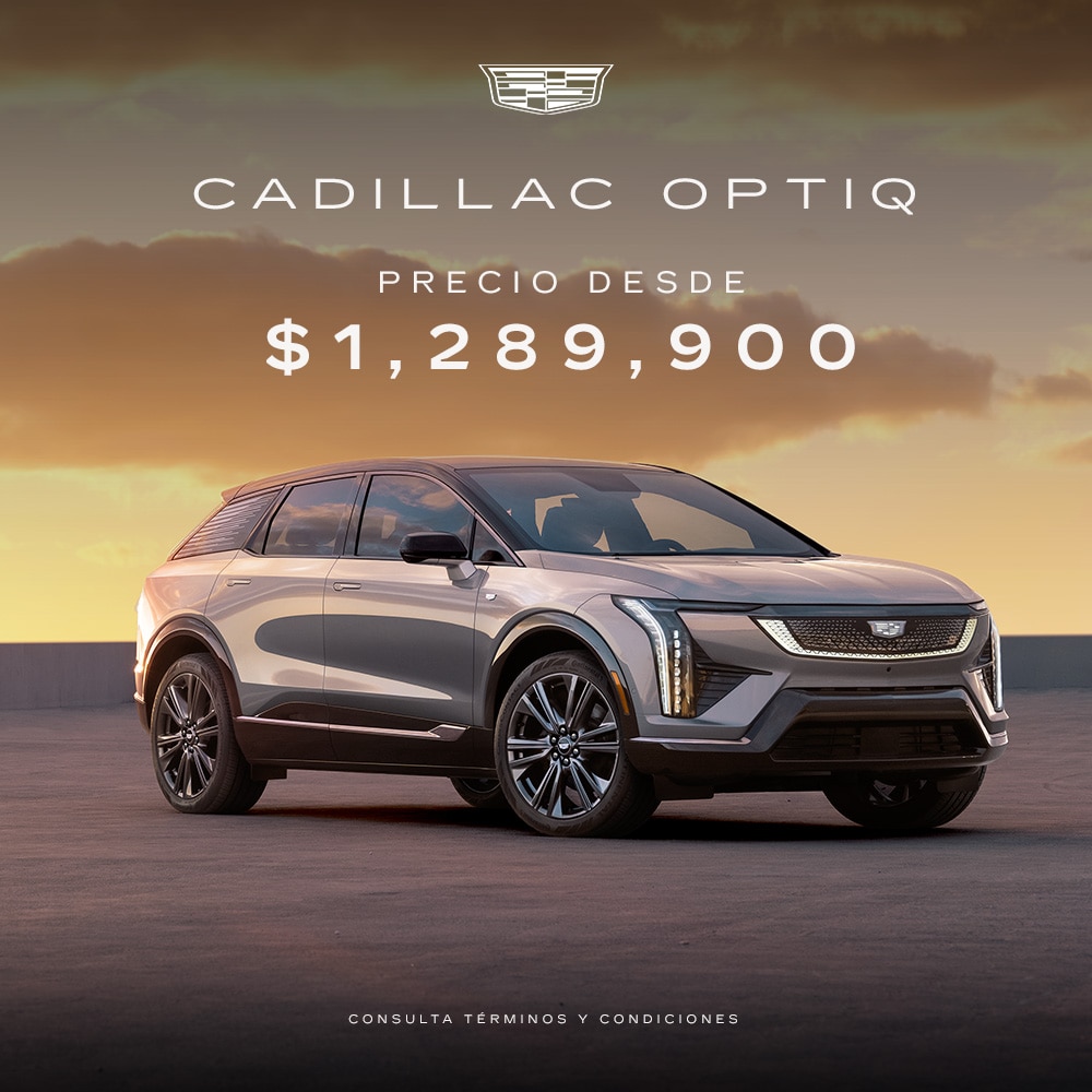Cadillac OPTIQ es una revolución 100% eléctrica llena de innovación y lujo. 